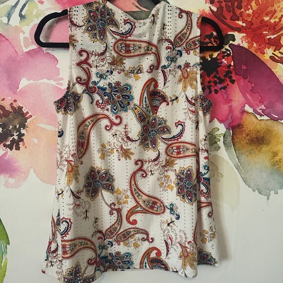 Apt 9 Sleeveless Blouse - Medium - Picture 4 of 4